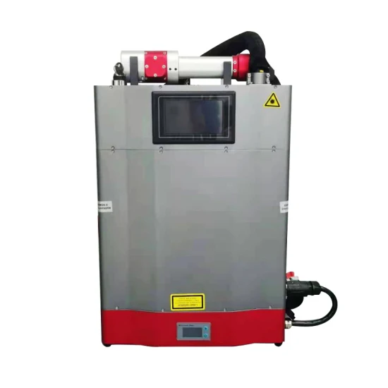 Máquina de limpieza láser portátil para limpieza de óxido de superficie metálica Igoldennc 50W 100W
